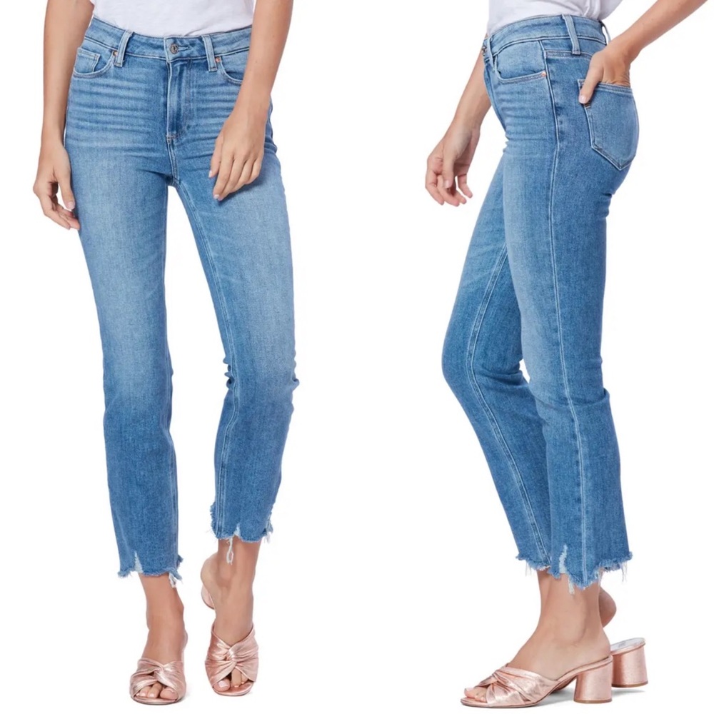 Paige Cindy destroyed hem Cindy jeans 27